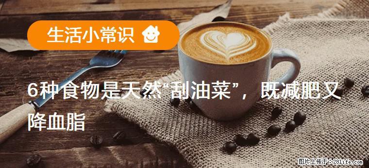 【生活小常识】6种食物是天然“刮油菜”，既减肥又降血脂 - 东营生活资讯 - 东营28生活网 dy.28life.net